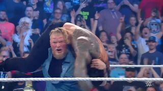 Brock Lesnar shocks Roman Reigns with Beastly return