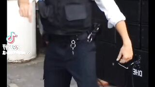 Policeman dance