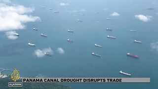 Panama Canal faces water crisis amid drought and growing demand.