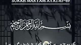 Heart touching.Surah Maryam __ Ayat 63-69 __ Urdu Translation __  Status __ 2024_low. plz subscribe and watch my video