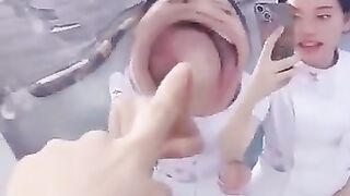 Friends having fun