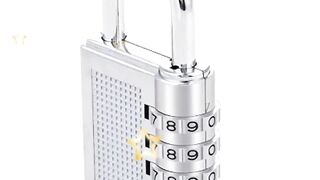 Combination Lock 4 Digit Bag Lock Number Lock for Bag Luggage Door Gate Tool Box