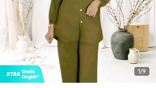 Stelan One Set Ivana Baju muslim Atasan Dan Bawahan Wanita