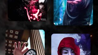 Face in mask