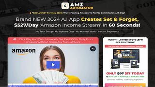 AMZ AUTOMATOR Review - Earn $527/Day Instantly From Amazon!