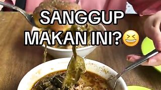 Masakan khas Sumatera utara terbuat dari kotoran kerbau