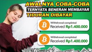 MAKE MONEY ONLINE : Tiduran Dibayar Tiap Hari - Cara Menghasilkan Uang dari Internet - FREE Bitcoin Tiap Hari modal HP.