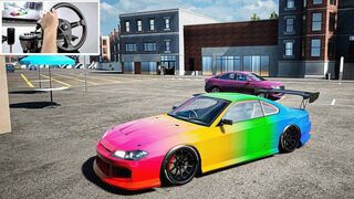 Drifting FULLY UPGRADED S15 - OverDrift Festival | (UltraWide) Steering Wheel Gameplay