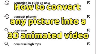 How to convert any photo into a 3D animated video in leiapix Ai #shorts #chatgpt #ai #aivideo
