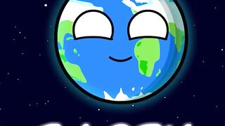View of the earth during