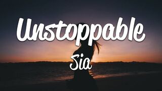 Sia - Unstoppable (Lyrics )(1080P_HD)