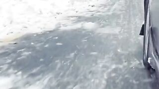 Beautiful Pakistan in winter, snowfall