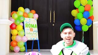 Diana and Roma celebrate Roma's 10th Birthday Party