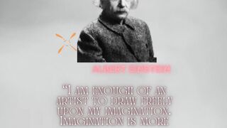 I Am Enough Of An Artist To Draw My Imagination... Albert #Einstein #Quotes - #Shorts