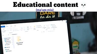 Educational content #reel