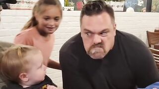 Guy Makes Scary Face At BabyFunny Videos