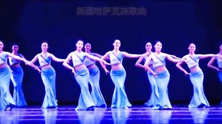 The damn beat with the soulful dance moves, it's just too much. Xinjiang Kazakh song.