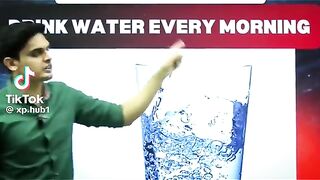 Wake up to drink water