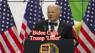 Biden calls Trump ‘loser’ in gala remarks