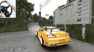 FULLSEND in Nissan S15 w/Flames! - Assetto Corsa | (UltraWide) Steering Wheel Gameplay