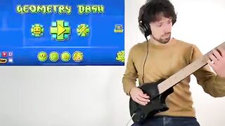 Geometry Dash sounds on guitar