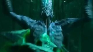 Aquaman distorted black trident