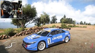 Hyundai Elantra N (Race Gameplay) - Forza Horizon 5 | Thrustmaster T300RS