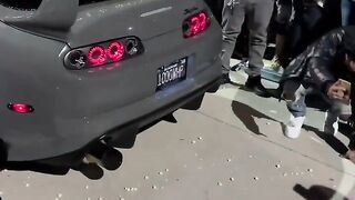 Supra burns hairs of spectators in 2 step competition