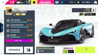 Zenvo Aurora Tur. Special event. Sacred heart. Paris. Asphalt 9 Legends