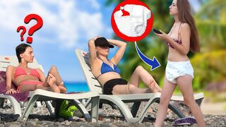 Funny Crazy Girl Prank Compilation On The BEACH