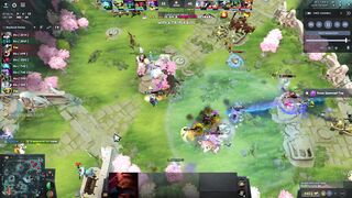 Dota 2|low hp throne | Megacreeps | 2v5