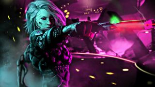 CyberPunk Cyborg Girl 4k Live Wallpaper.