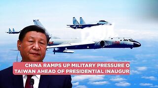 China Sends More Warplanes Over Taiwan, Asks New President Lai To "Choose Between War And Peace"