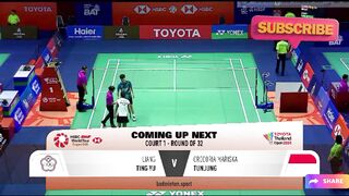 Gregoria Mariska TUNJUNG (INA) vs LIANG Ting Yu (TPE) TOYOTA THAILAND OPEN 2024