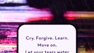 Forgive # cry # lesson of happiness