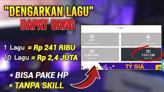 MAKE MONEY ONLINE : DAPAT UANG $1,121 DARI DENGERIN MUSIK, 1 Lagu 241 Ribu - Cara Dapat Uang Dari Internet.