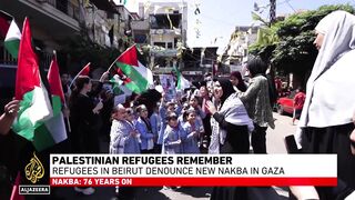 Palestinian refugees in Beirut denounce new Nakba in Gaza