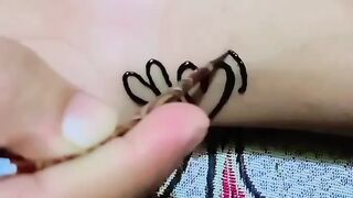 Front hand mehandi design front mehandi design