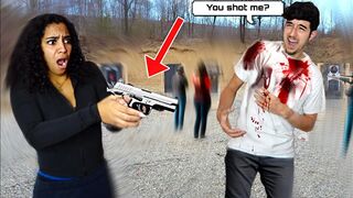 She ACCIDENTALLY SHOT Me At The Shooting Range!