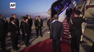 Russian President Vladimir Putin arrives in Beijing for China visit.