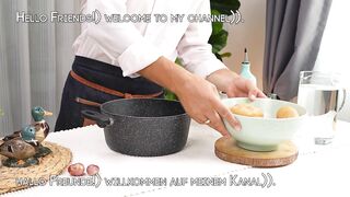 Nur ein paar Zutaten! Fügen Sie einfach Eier zu den Kartoffeln hinzu