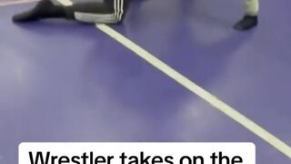 Wrestler vs Football Players