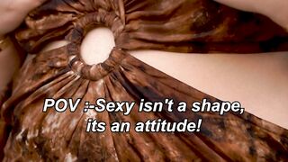 IS NOT A SHAPE ITS AN ATTITUDE | BROWN TIE & DYE GYPSY DRESS ???? | WABI SABI STYLES #partywear