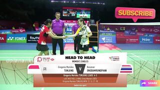 Gregoria Mariska TUNJUNG (INA) vs Busanan ONGBAMRUNGPHAN (THA) TOYOTA THAILAND OPEN 2024