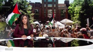 Pro-Palestine students mark Nakba at University of Michigan