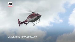 Slovakia Prime Minister Robert Fico arrives at hospital after being shot.