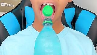 Sour Family Soda Bottle Jelly ASMR!