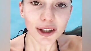 Cute girl tik tok video