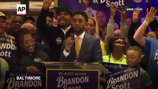 Incumbent Brandon Scott prevails in Baltimore mayor’s race primary.
