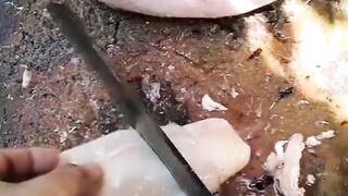 how to cut chicken meat